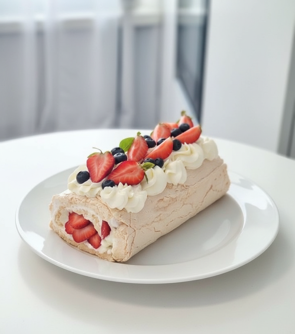 меренговый рулет