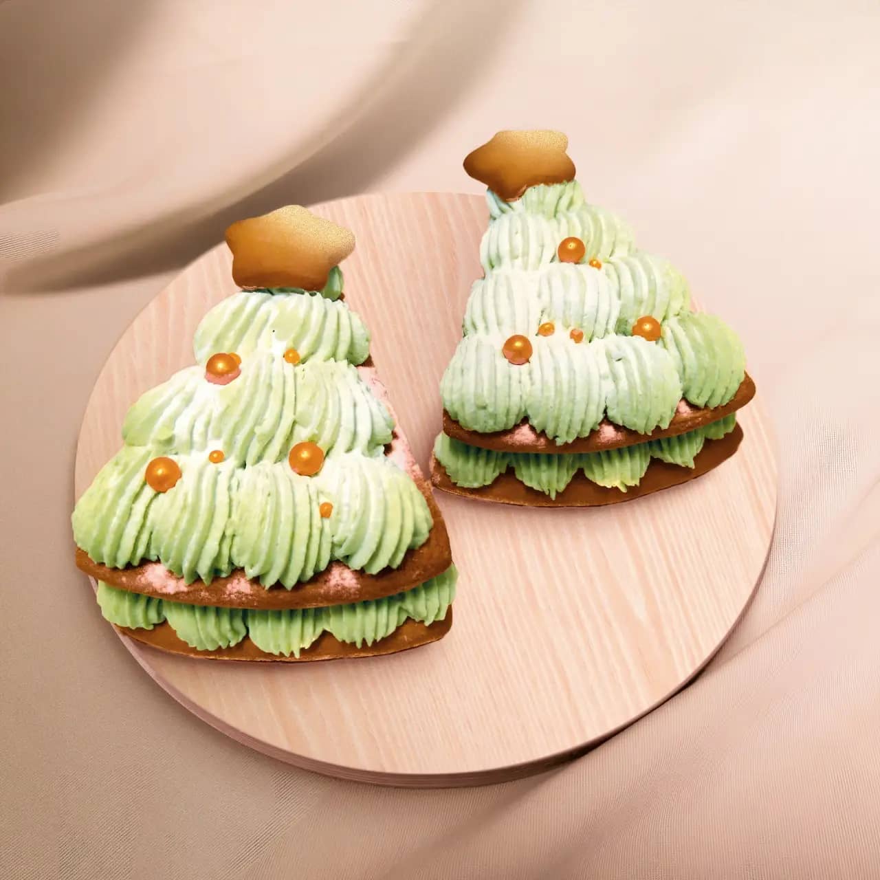 пирожное елочка