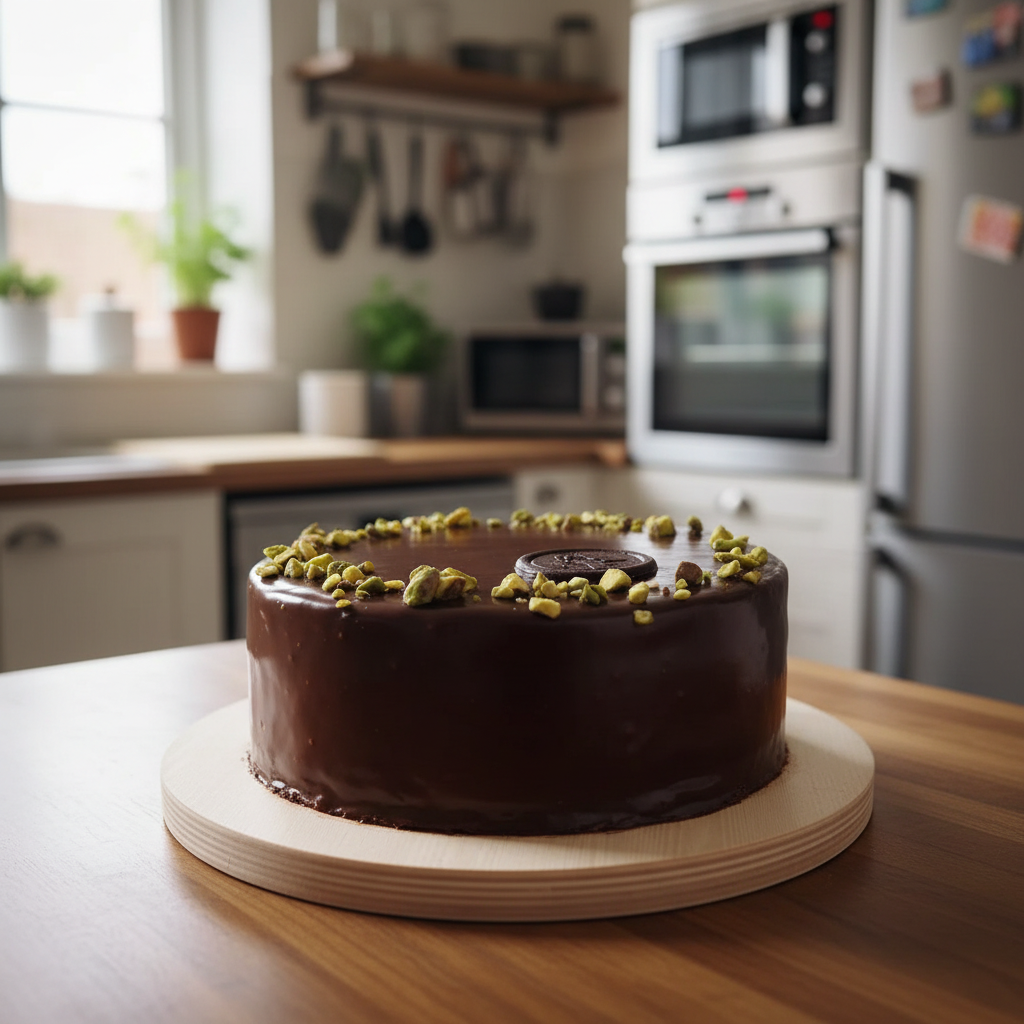 торт дубайский шоколад с шоколадным кремом