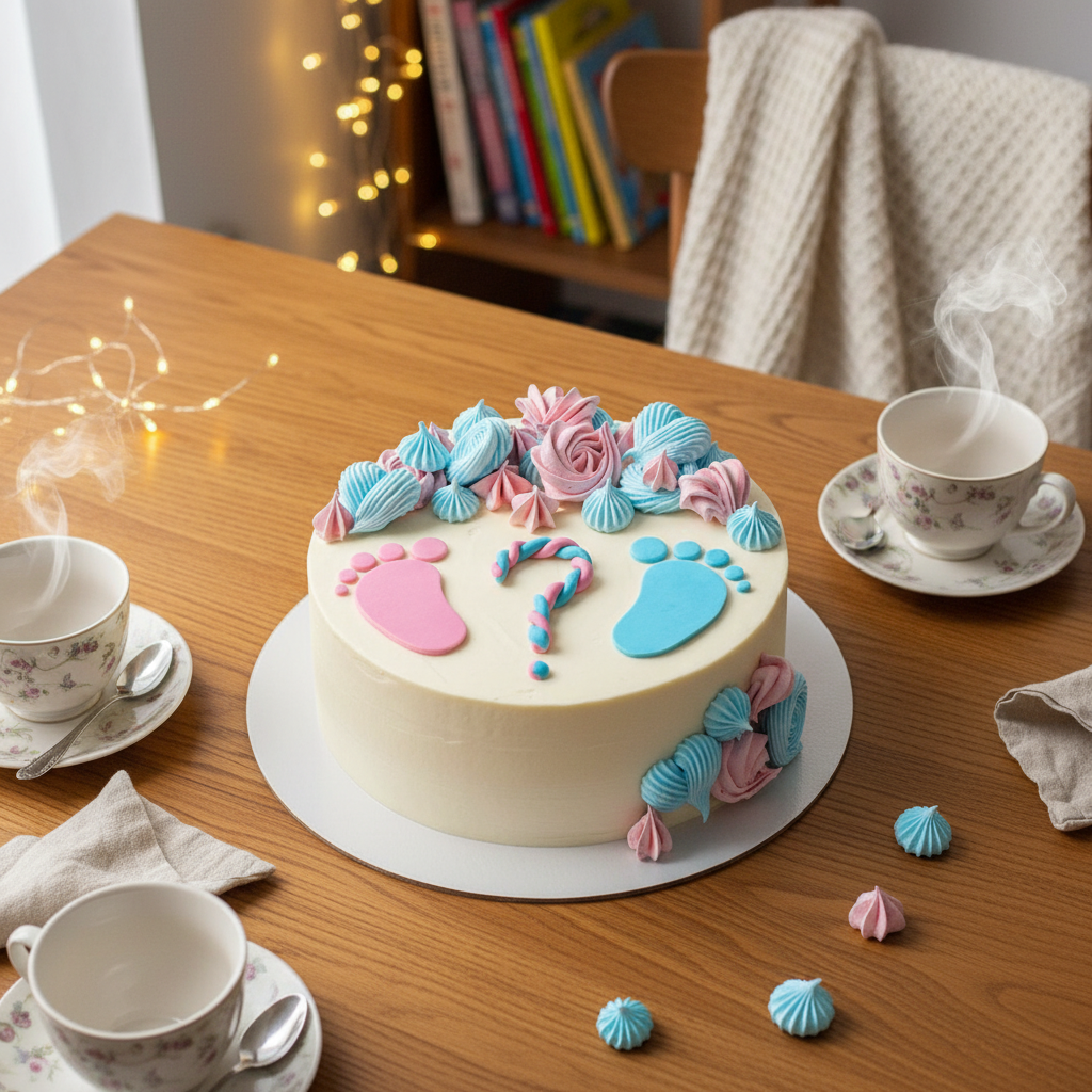 торт для гендер пати