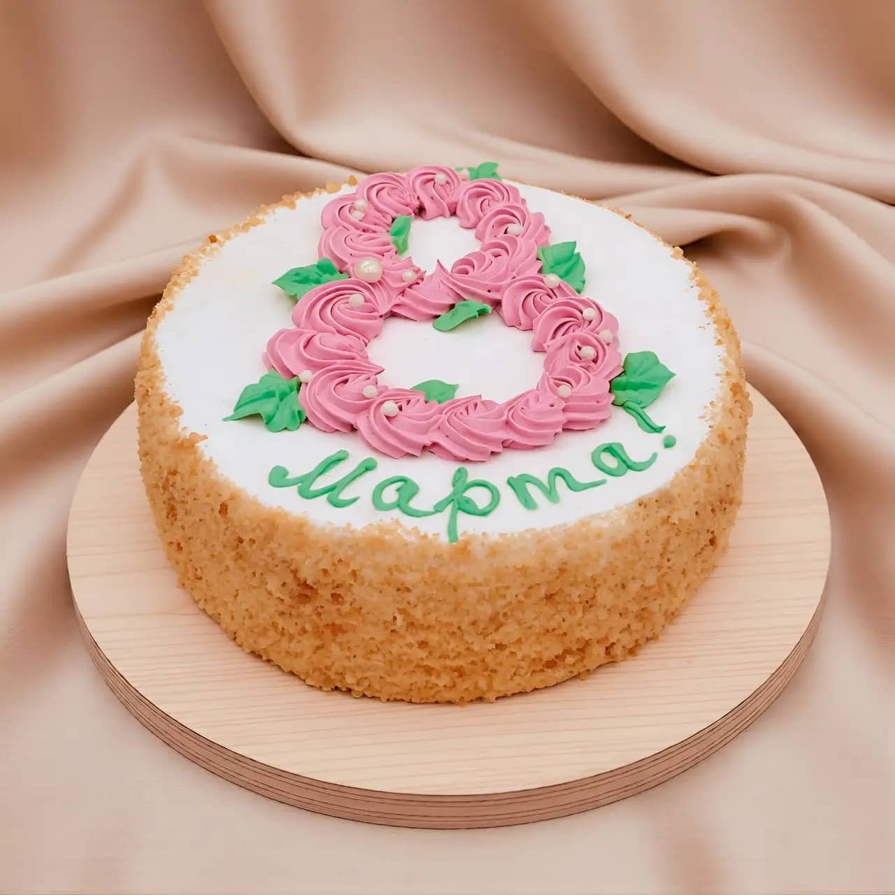 торт на 8 марта