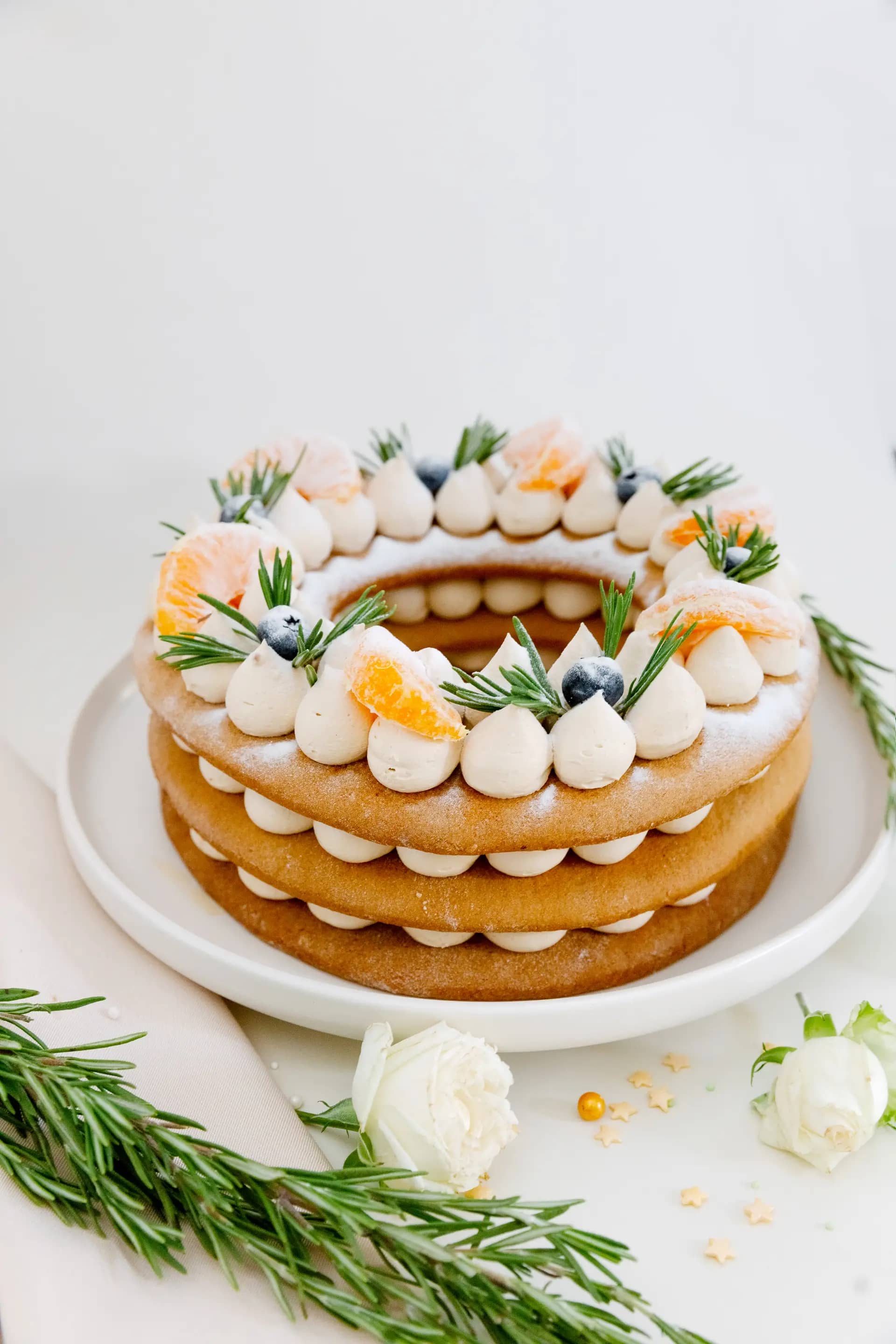 торт из бисквита